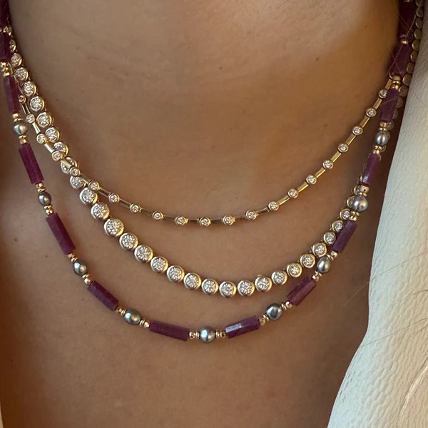 RUBY AND TAHITIAN PEARL ANTIQUITY NECKLACE – SHAKTI | SHAKTI JEWELRY