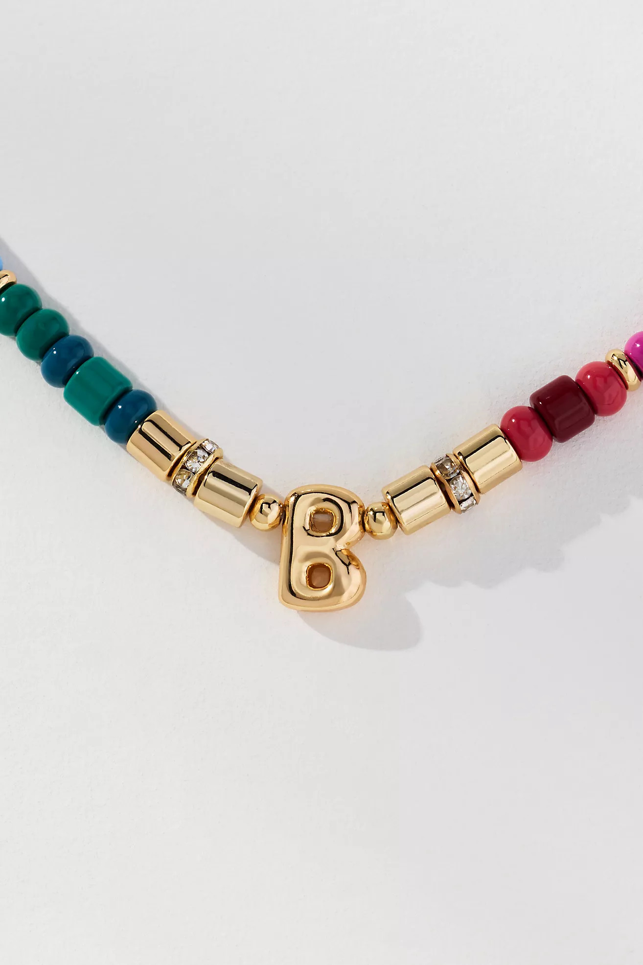 Beaded Monogram Necklace | Anthropologie (US)