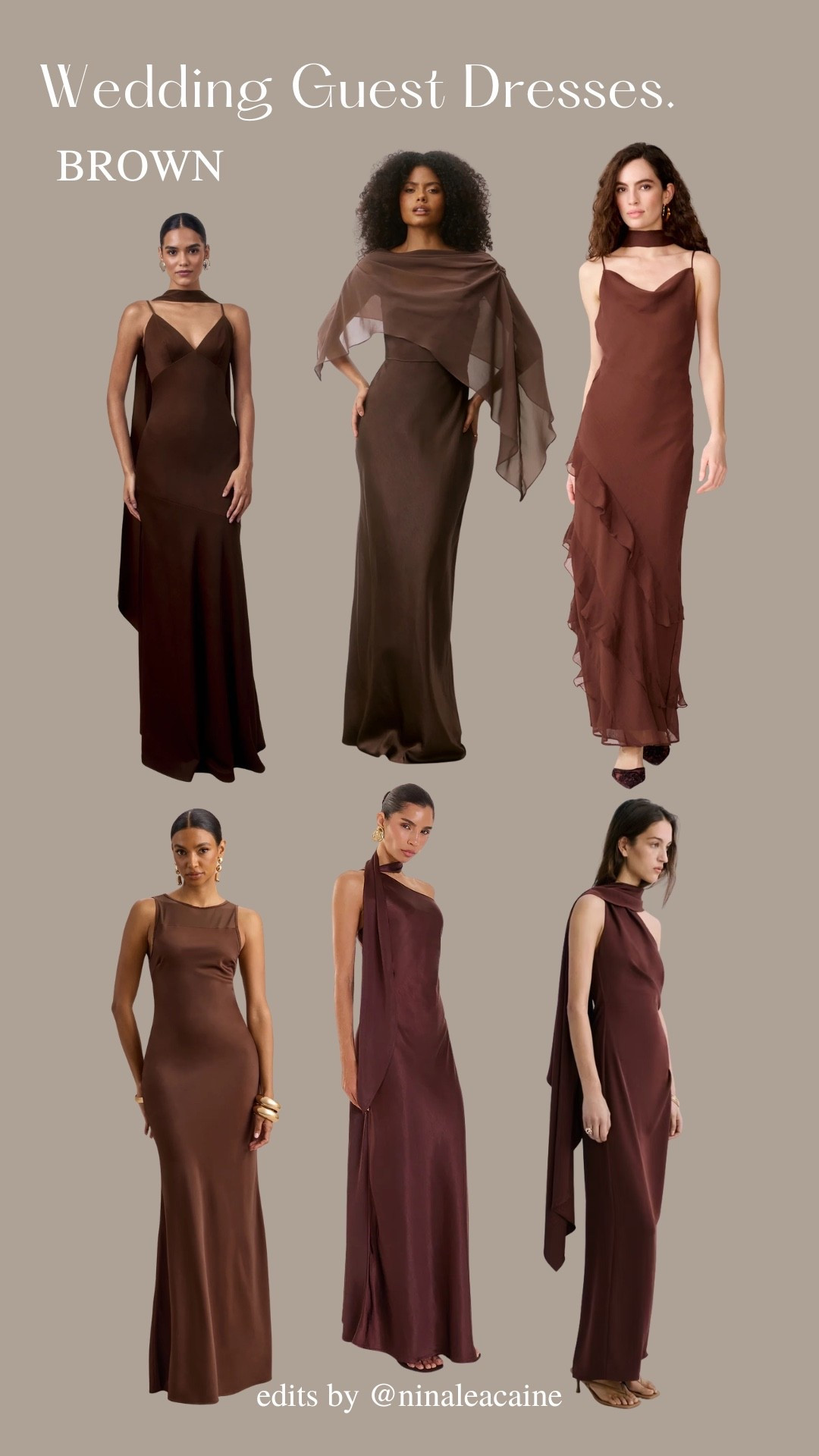Wedding guest edit #browndress

#LTKsummer #LTKwedding #LTKpetite