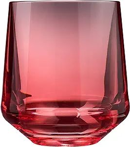 Drinique Unbreakable Stemless Wine Glasses (Set of 4) 12oz Tritan Plastic Stemless Glassware for ... | Amazon (US)