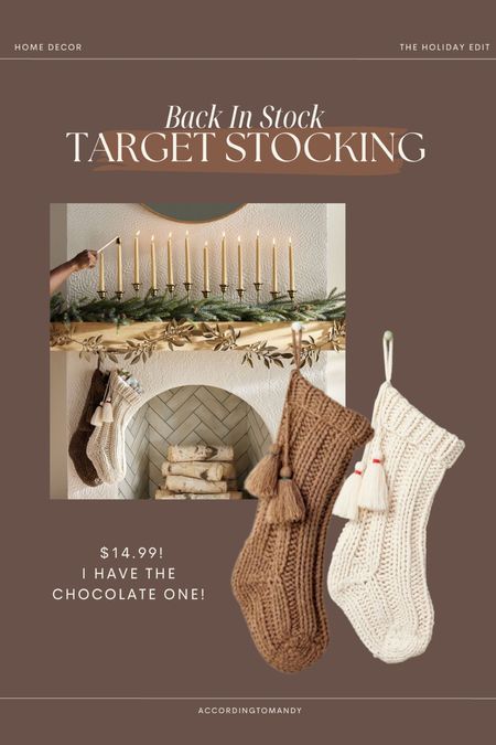 Christmas stocking back in stock - $14.99

Target, Christmas, holiday 

#LTKHolidaySale #LTKHoliday #LTKSeasonal