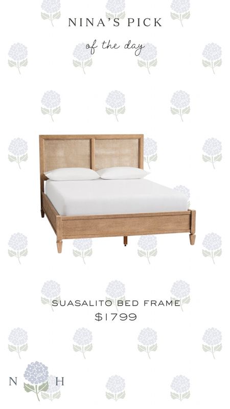 Pottery Barn, bed frames, Sausalito bed frame, coastal furniture, cane furniture, cane bed frames 

#LTKHome