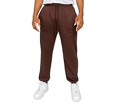 Victorious Men's Lightweight Fleece Drawstring Elastic Cuff Sweatpants | Amazon (US)