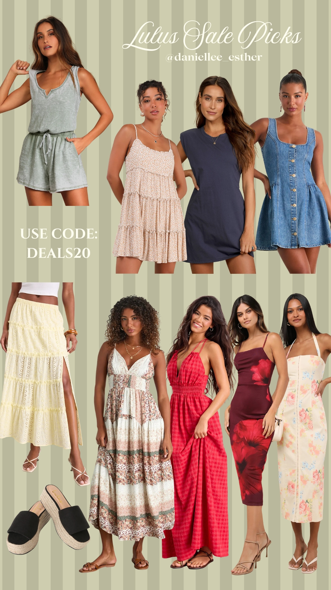 Lulus is doing 20% off select styles with code DEALS20  

 #LTKootd #LTKSaleAlert