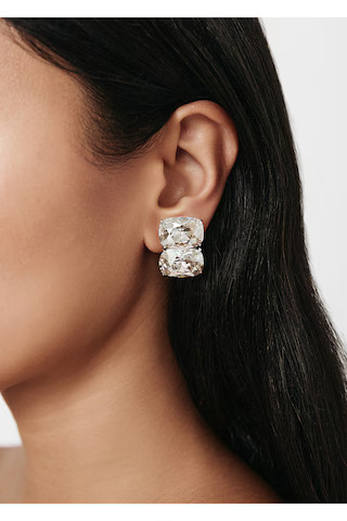 SHASHI Ricky Diamond Stud in Silver from Revolve.com | Revolve Clothing (Global)