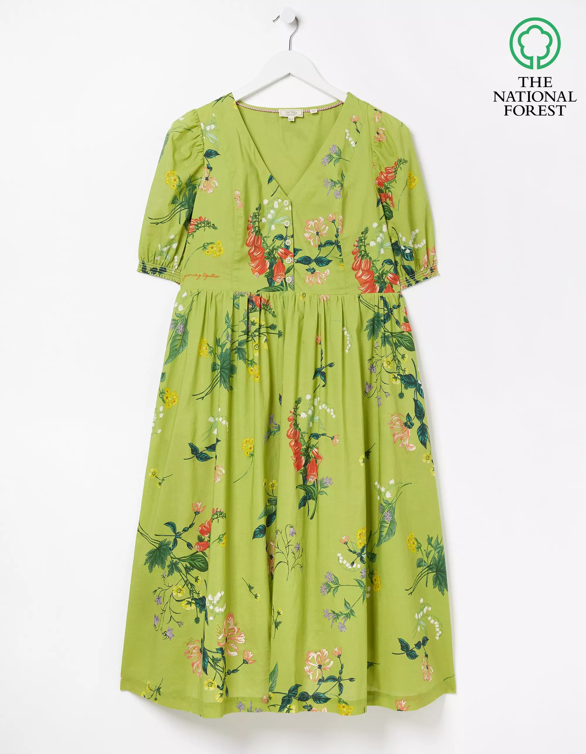 National Forest Fleur Floral Dress | Fat Face (UK&IE)