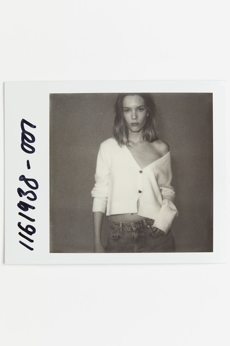 Knit Cardigan - Natural white - Ladies | H&M US | H&M (US + CA)