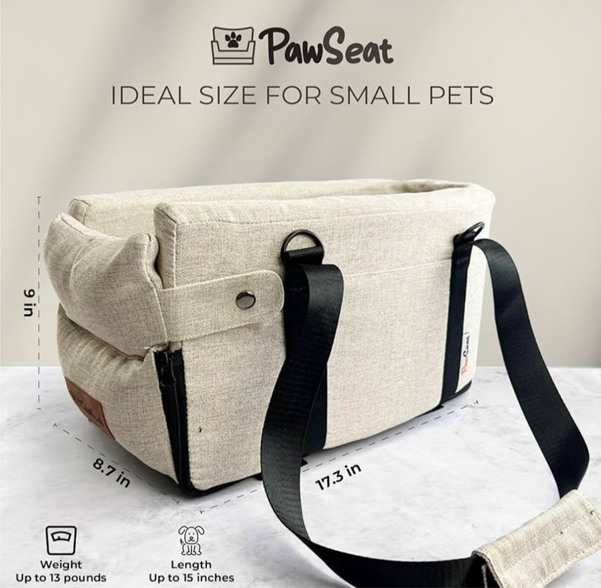 The perfect car seat for small dogs! 

#LTKPets