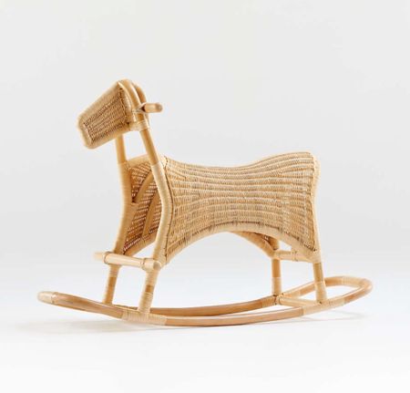 Wicker rocking horse, nursery, baby toy, heirloom, neutral nursery, natural nursery, designer style

#LTKCyberWeek #LTKhome #LTKbaby