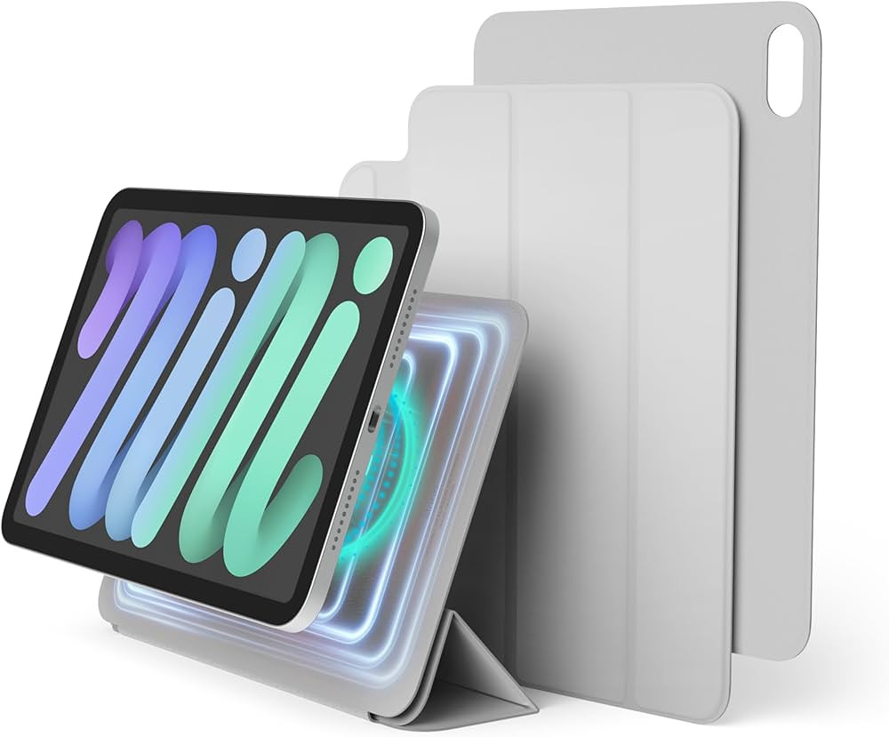 elago Case for iPad mini A17 Pro, 6th Generation - iPad Case with Magnetic Attachment to Metal Ma... | Amazon (US)
