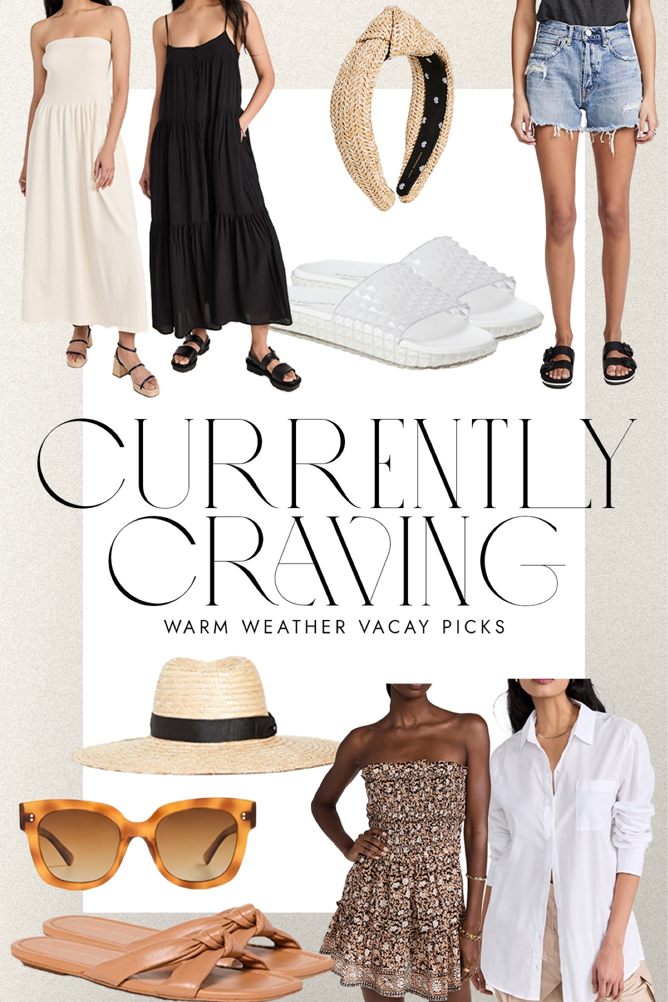 Warm weather vacay favorites 

#LTKunder100 #LTKtravel #LTKswim