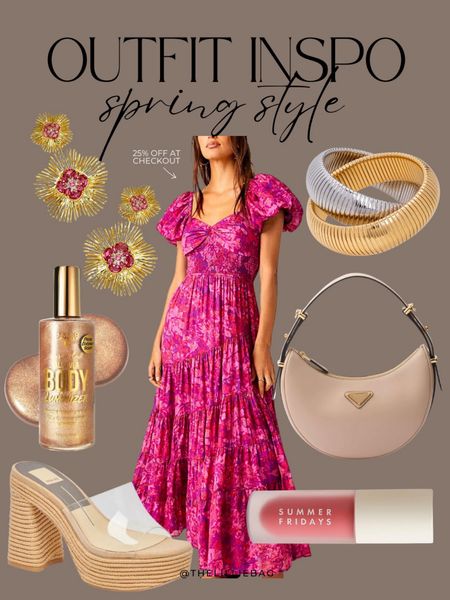 Spring style! Free people dress is 25% off now at checkout. 

Spring dress. Easter dress. Spring outfit. Maxi dress. 

#LTKsalealert #LTKstyletip #LTKSeasonal