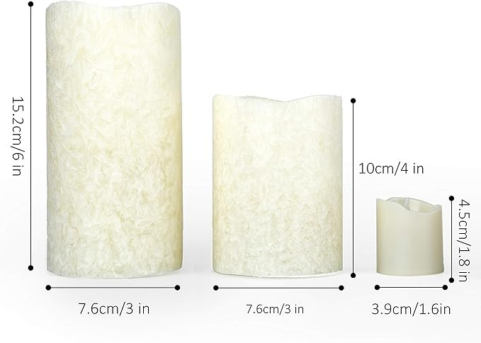 Furora LIGHTING LED Flameless Candles with Remote Control, Set of 8, Real Wax Battery Operated Pi... | Amazon (US)