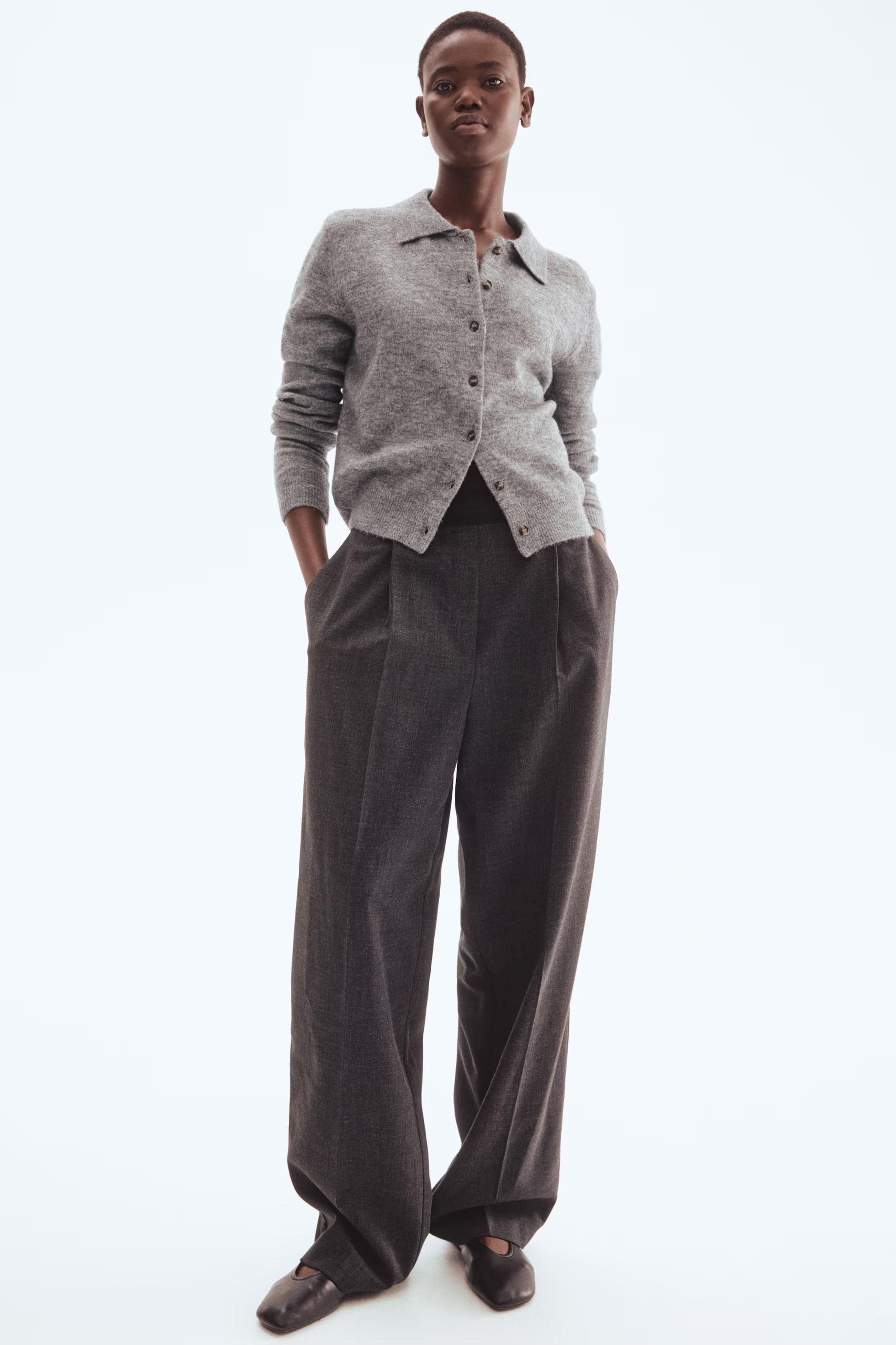 Cardigan mit Kragen | H&M (DE, AT, CH, NL, FI)