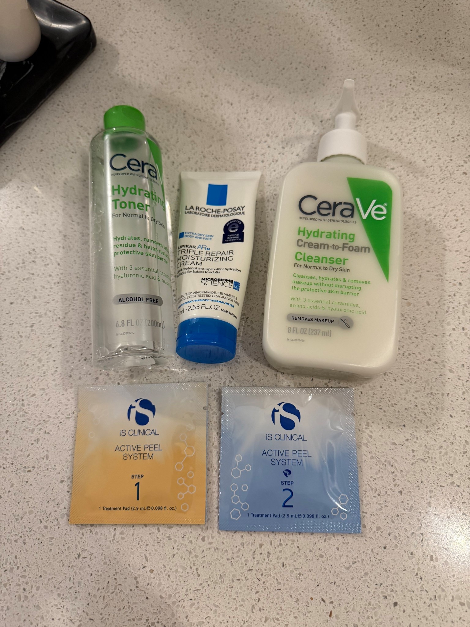 Updates skincare Routine 
- cleanser , toner , la roche moisturizer,  IS CLINCIAL every other day.