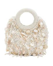 Beaded Shells Sea And Sand Clutch Bag | TJ Maxx