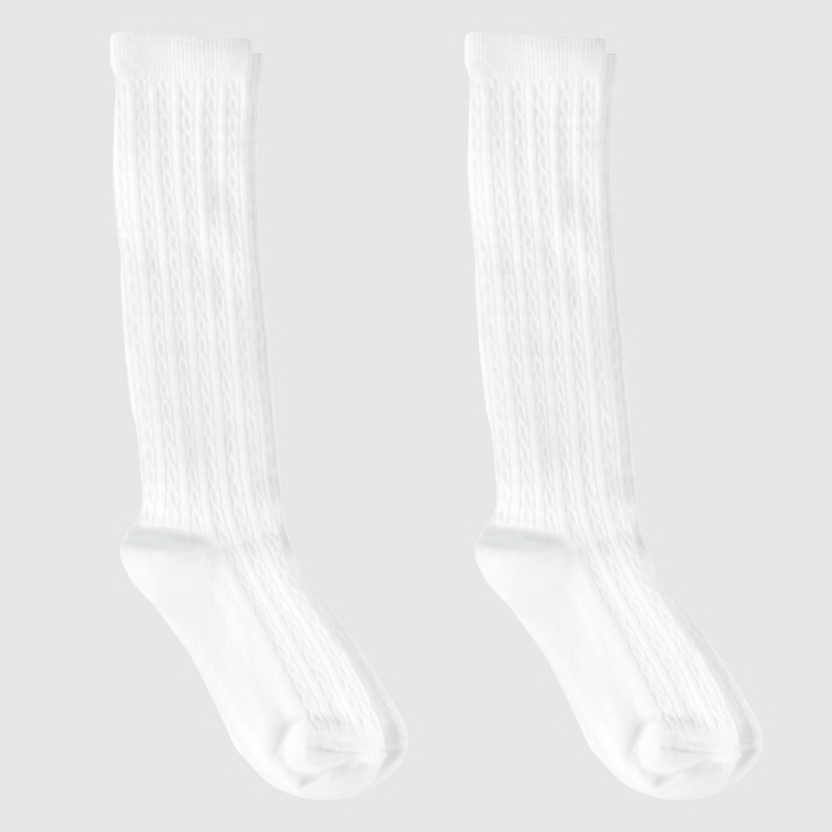 Girls' 2pk Knee-High Socks - Cat & Jack™ White | Target