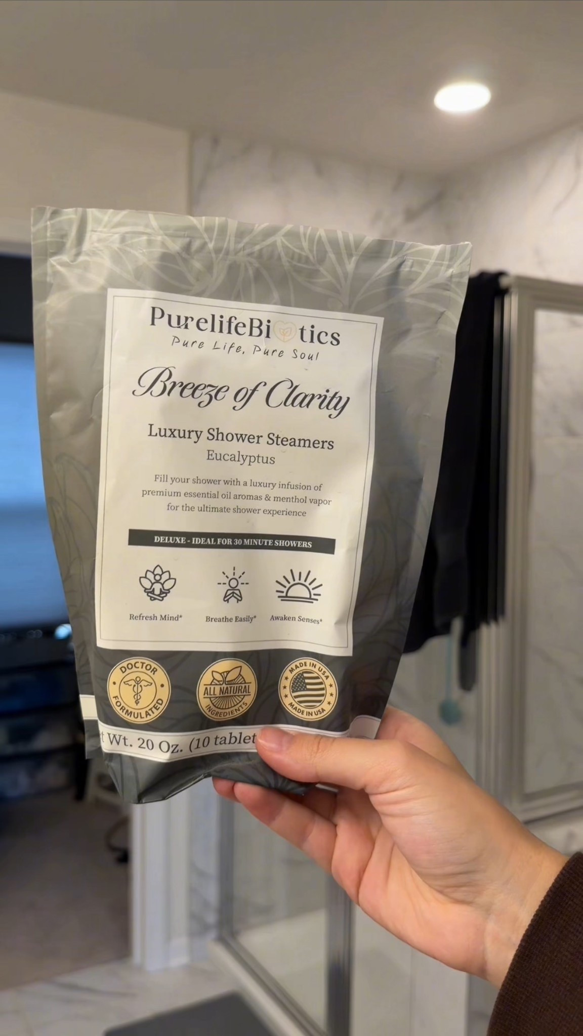 Eucalyptus shower steamers! Not the exact brand but similar and they’re amazing 

#LTKFindsUnder50 #LTKBeauty #LTKHome