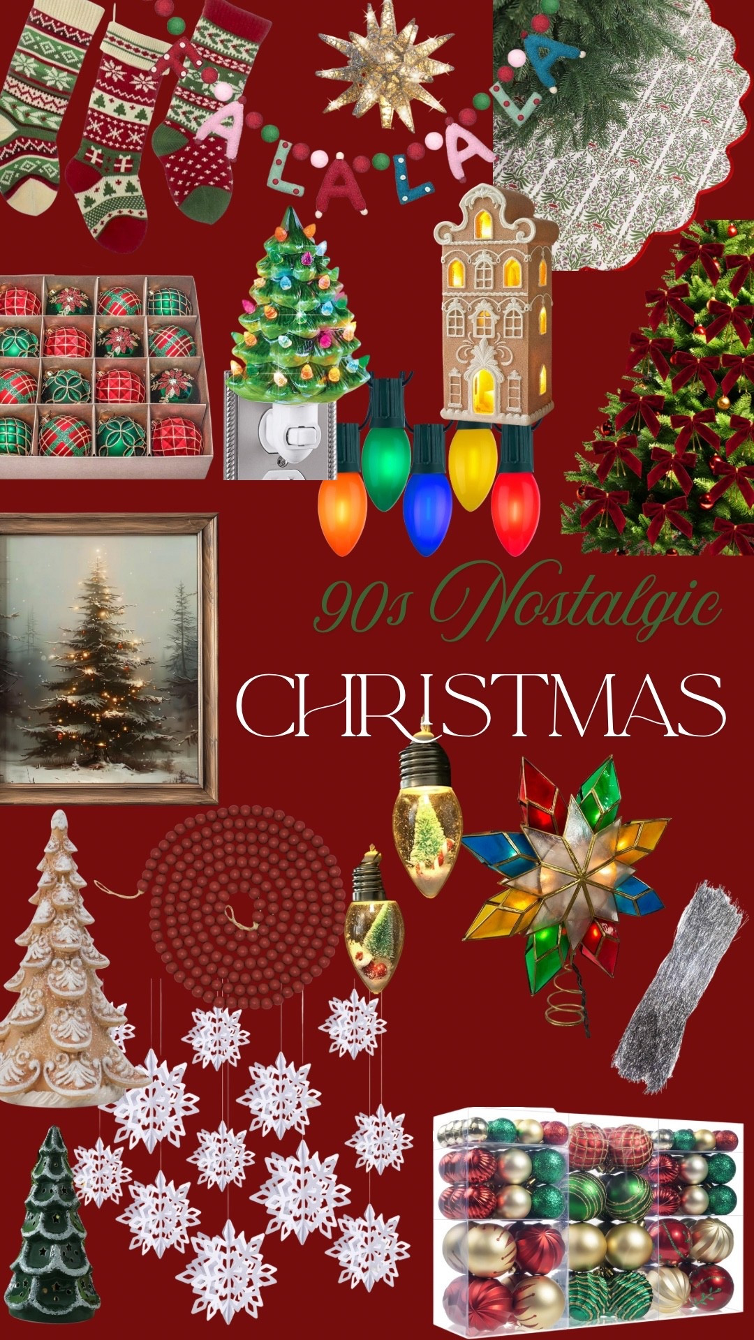 Amazon 90s Nostalgic Christmas finds ❤️❤️❤️

#LTKSeasonal #LTKHome #LTKHoliday