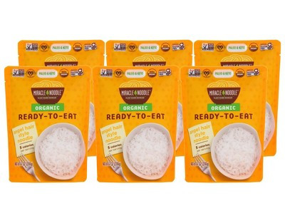 Miracle Noodle Organic Angel Hair Style Noodles - Case of 6/7 oz | Target