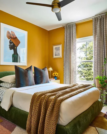 #SundayRestDay ☀️

Wrapped in warm color, rich texture, and cozy layers—this bedroom was designed for slow mornings and restful evenings. The perfect reminder that home should be your favorite place to recharge. 🤎

#LTKHome #SundayRestDay #BedroomInspiration #SoulfulMaximalism #CozyBedroom #InteriorDesign #ColorfulHomeDecor #HomeDecorIdeas
 

 #LTKHome