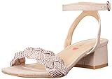 Steve Madden Girls Shoes Oppal Heeled Sandal, Blush, 4 | Amazon (US)