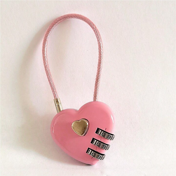 Multi-Functional Heart Lock Suitcase Luggage Travel Backpack Lock For School Gym Locker Sports Lo... | SHEIN