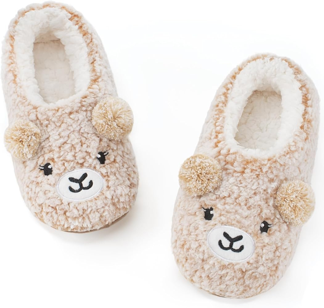 Cozylook Cute Animal House Slippers - Fuzzy Warm Bedroom Slipper Socks Non-Slip Grippers with Fun... | Amazon (US)