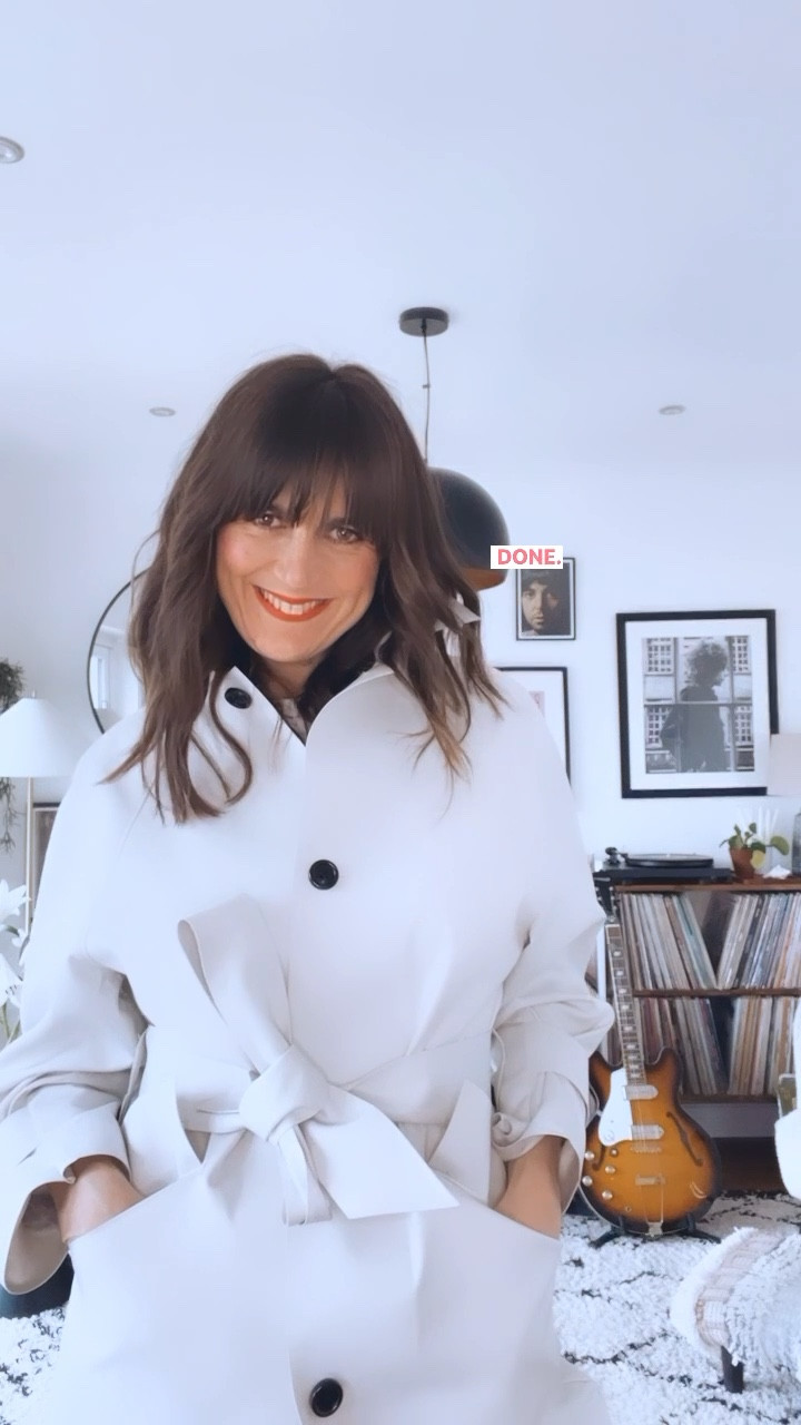 A stylists way to fasten your trench coat 

#LTKFind #LTKstyletip #LTKSeasonal