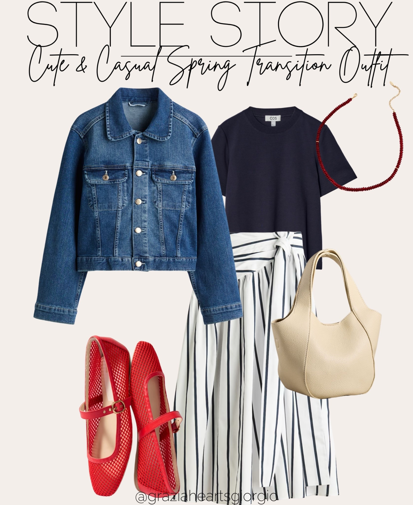 Cute & Casual Spring Transition Outfit Idea 
.
#springoutfit

#LTKgrwm #LTKootd