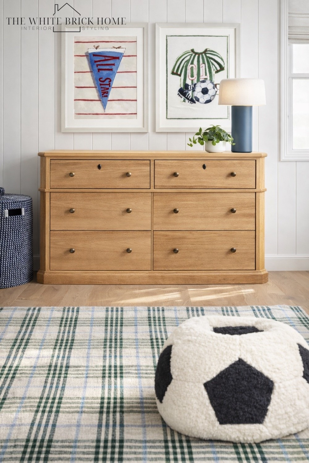 A sporty, polished boys room that blends playful energy with timeless, designer style. 

Boys room, boys bedroom, kids room, kids bedroom, boys room dresser, boys room wall art, boys room decor, sports themed bedroom, sports themed kids room, soccer, soccer bedroom, boys room decor, boys room furniture, soccer bedroom, soccer room, kids room design, kids room theme, boys room rug, boys room hamper, boys room bean bag, toddler boy bedroom, pottery barn kids, minted 

#LTKmomlife #LTKHome #LTKKids