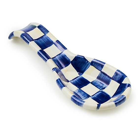 Royal Check Spoon Rest | MacKenzie-Childs