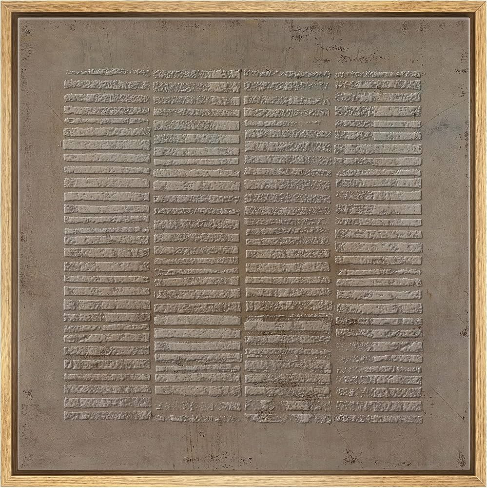 SIGNWIN Framed Canvas Print Wall Art Geometric Minimal Retro Line Pattern Abstract Shapes Modern ... | Amazon (US)