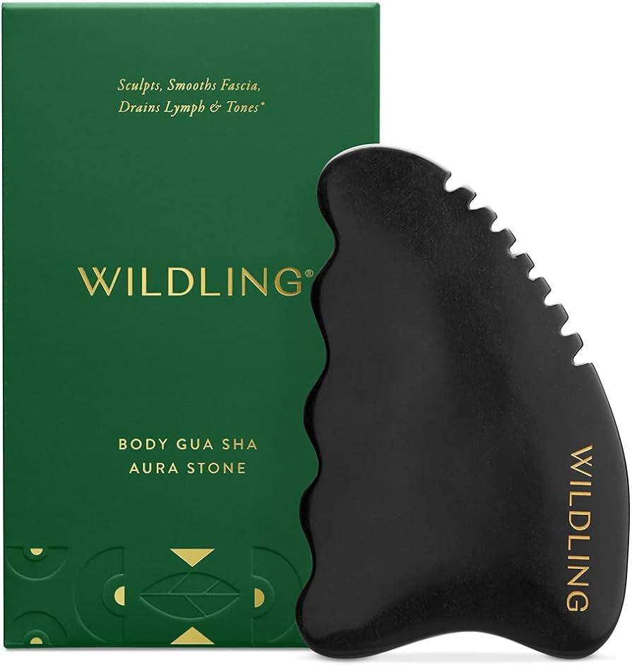 Wildling Aura Stone Gua Sha Body Tool I Body Massage Tool to Tighten, Tone, Sculpt + Smooth I Pat... | Amazon (US)