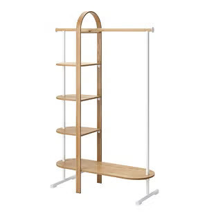 Umbra&reg; Bellwood Garment Rack Natural | The Container Store