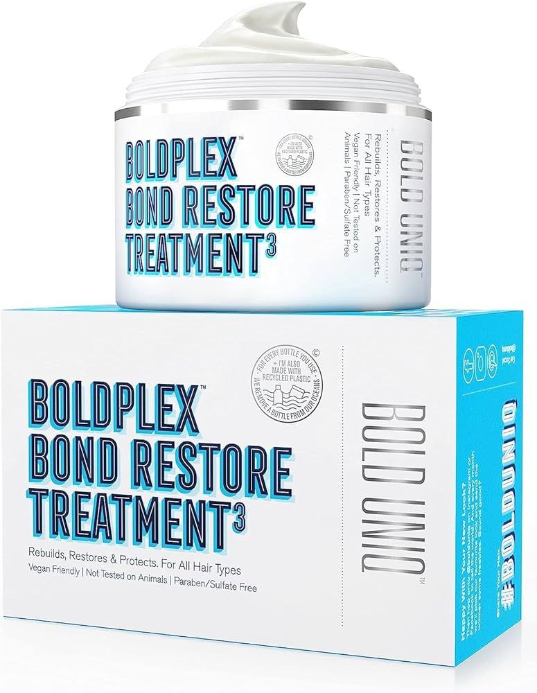 BoldPlex 3 Hair Mask - Deep Conditioner Protein Treatment for Dry, Damaged Hair - Conditioning Mo... | Amazon (US)