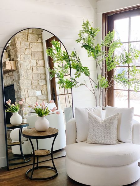 Dress up a corner with an oversized floor mirror!  Instantly makes the space feel bigger!
Spring home decor, living room, PotteryBarn, Wayfair

#LTKFind #LTKhome #LTKstyletip