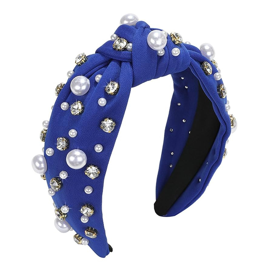 Makandup Aodse Headbands for Women Pearl Rhinestone | Amazon (US)
