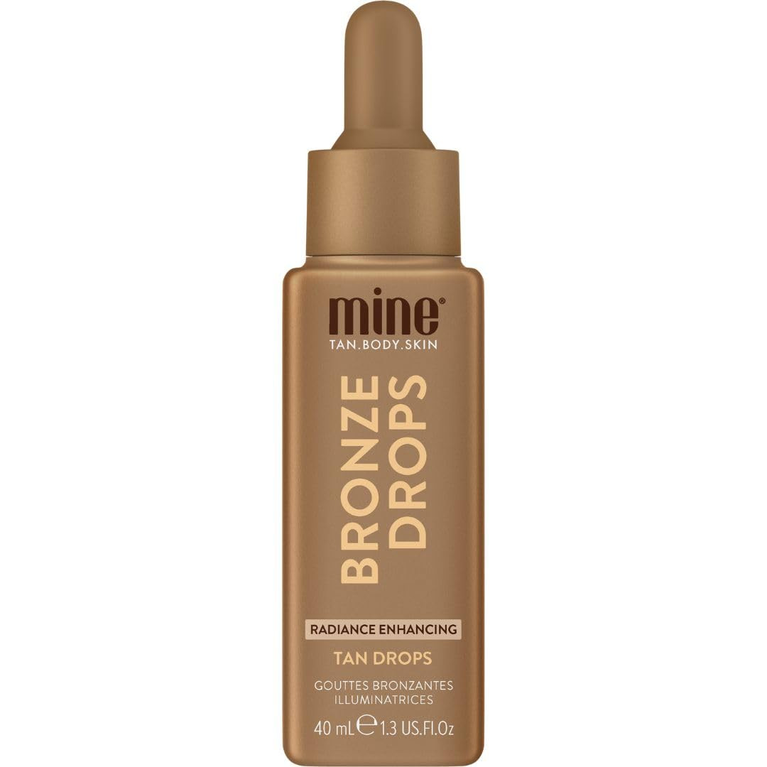 Minetan Facial Self Tanning Drops | Radiance Enhancing Bronzing Serum - Daily Tanner Boosting Drops, Face & Body, Infused wtih Vitamin C, Hydrating, Radiant Skin Finish, 1.3 Fl Oz | Amazon (US)