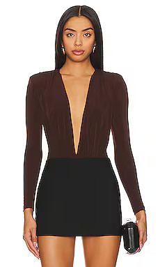 Nookie Dasha Bodysuit in Chocolate from Revolve.com | Revolve Clothing (Global)