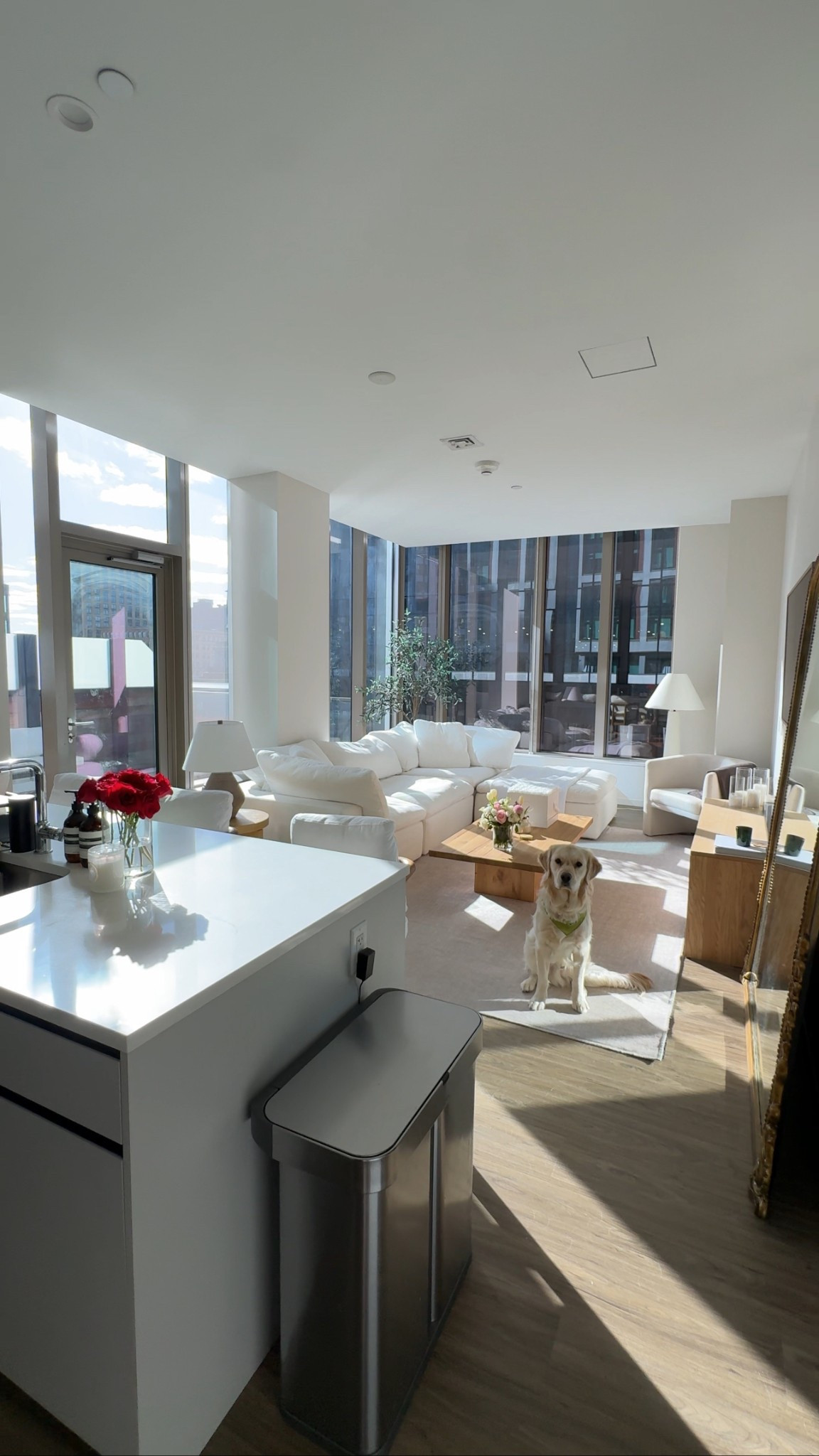 living room details - couch is the “movie night couch”, coffee table is the “all we need coffee table”, & media unit is the “every day media unit” all from Sundays Furniture (not on LTK) 
Barstools are the “gio dining counter stools” from Sixpenny (not on LTK)