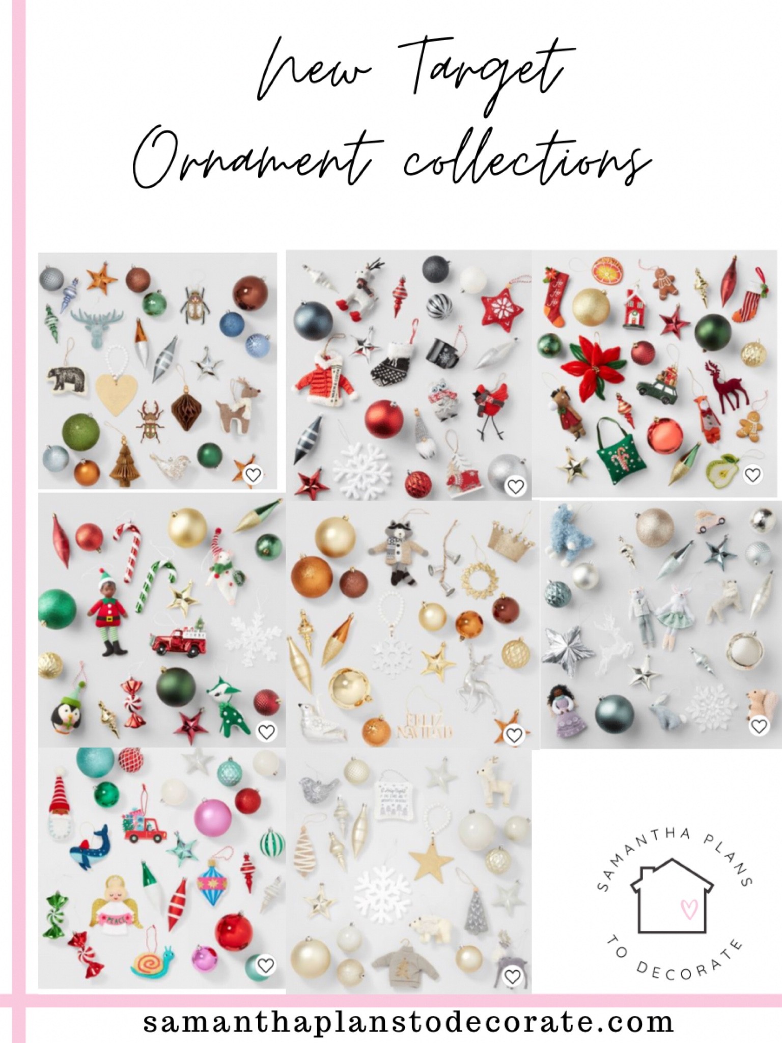 This year’s ornament collections at Target. The perfect way to start a new theme. 



#LTKSeasonal #LTKHoliday