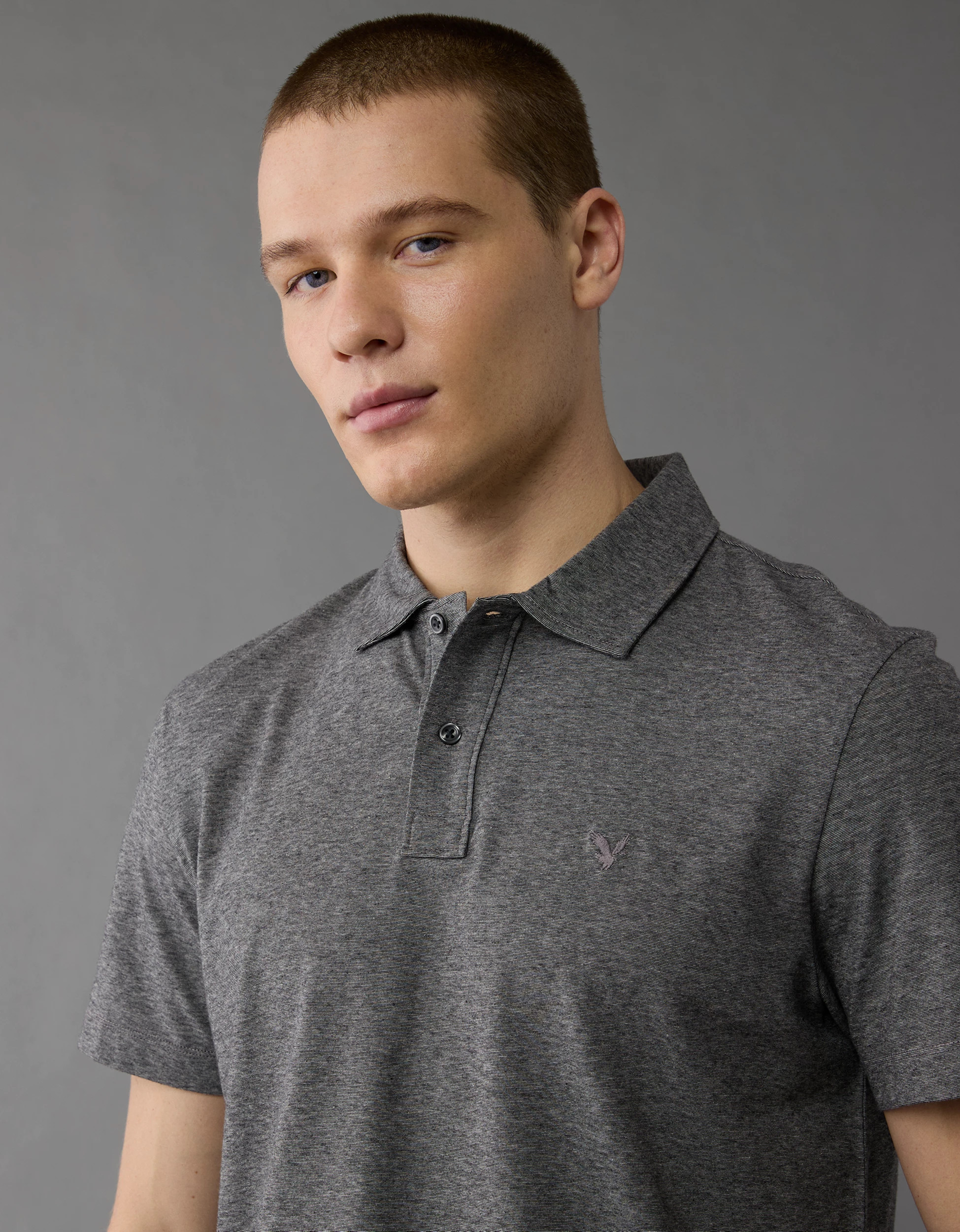 AE 24/7 Club Logo Polo Shirt | American Eagle Outfitters (US & CA)