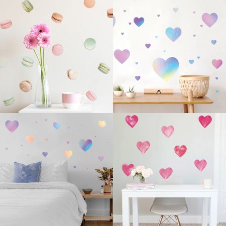 Love isn’t just felt but seen—-these easy-to-apply Valentines Day wall decals can be displayed on any smooth surface with minimal effort. 

#LTKMostLoved #LTKhome #LTKGiftGuide