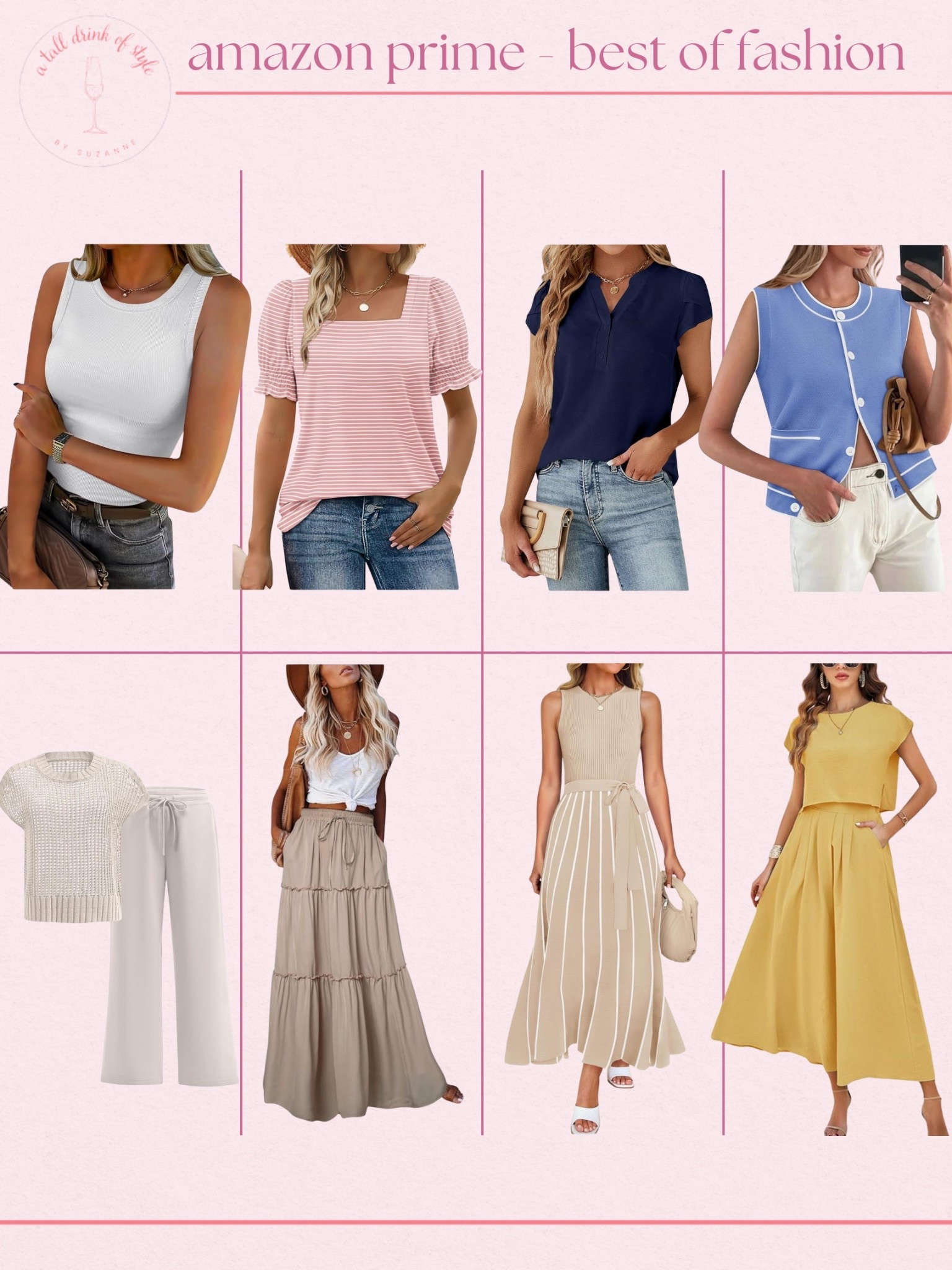 AMAZON PRIME : BEST OF FASHION 
Only a few hours left to shop these crazy deals! 


Hi friend! 👋 Thanks for your support! I’m so glad you’re here!
If you're tall, over 40, or just tired of fashion that doesn’t fit your life, you’re in the right place. I share classic, elevated outfit formulas that actually work on tall women (I’m 6’1” for reference!) and help you feel confident getting dressed again.
I am your resource for timeless, elevated fashion for women over 40 (and tall women)
Age: 55
Height: 6’1”
Tops: S/M
Bottoms: 8/10
Dresses: 8/M
Over 50 fashion, tall fashion, workwear, everyday outfits, timeless outfits, Classic Outfits, Amazon prime, prime day deals 

#LTKSaleAlert #LTKFindsUnder100 #LTKOver40