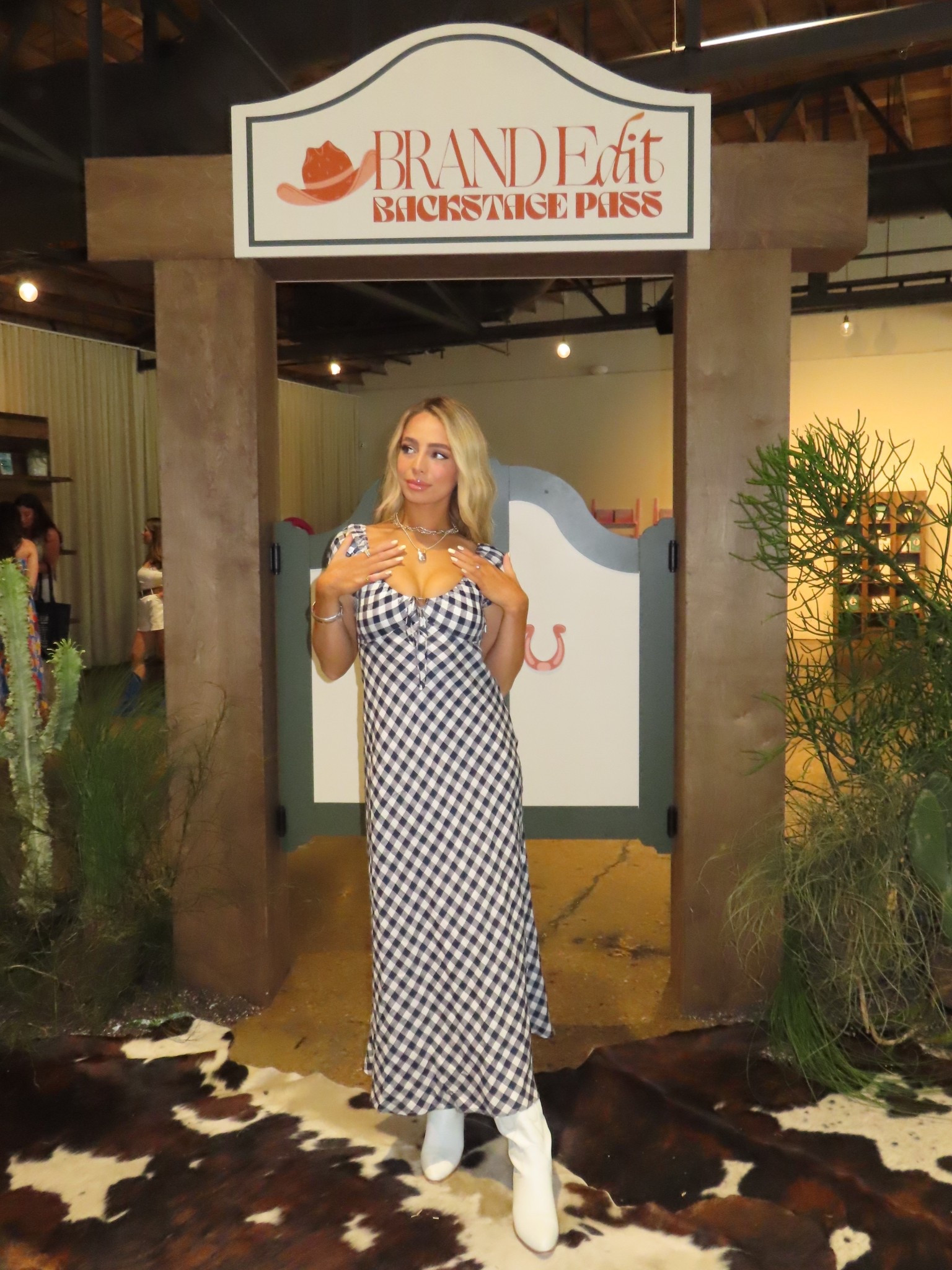 Gingham midi dress from Gap x Doen collection. Perfect to pair with cowgirl boots 👢 

#LTKStyleTip #LTKSummerEdit