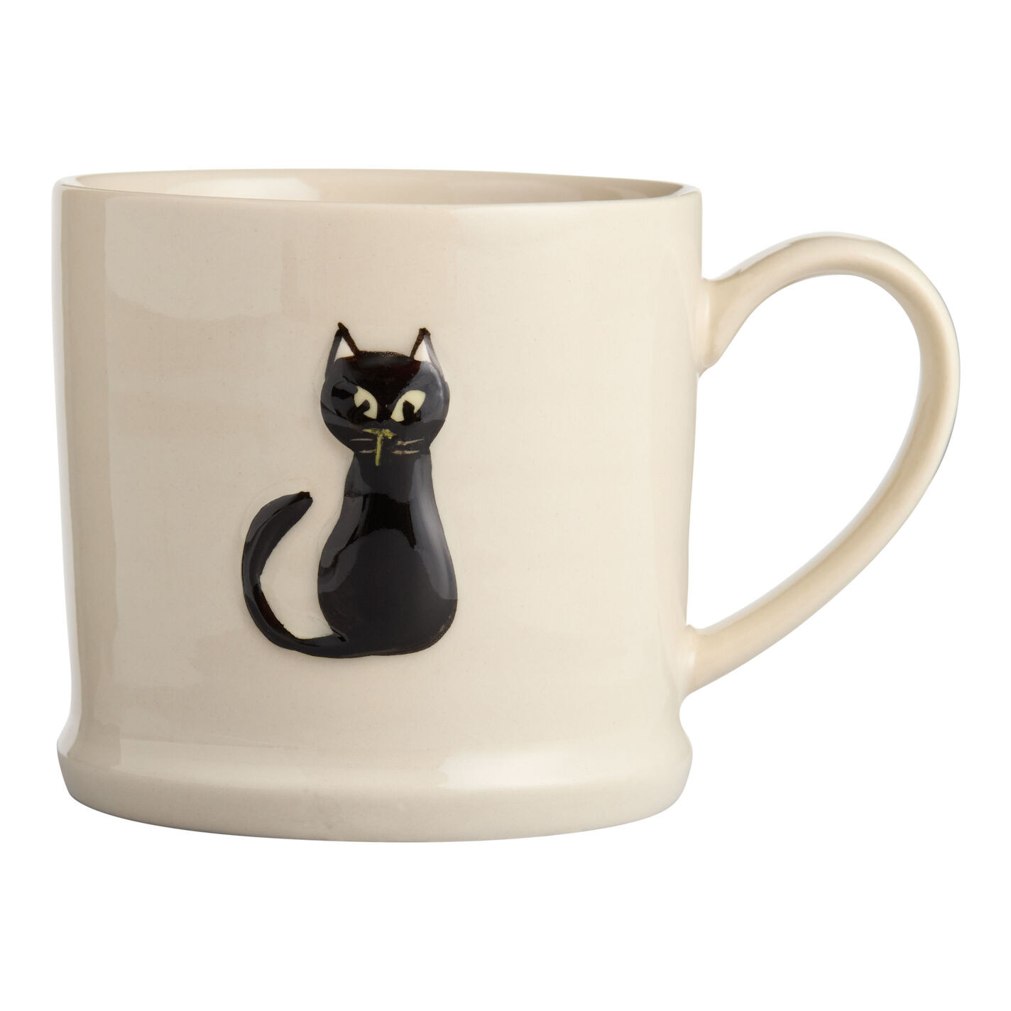 Cream Halloween Icon Hand Painted Ceramic Mug | World Market