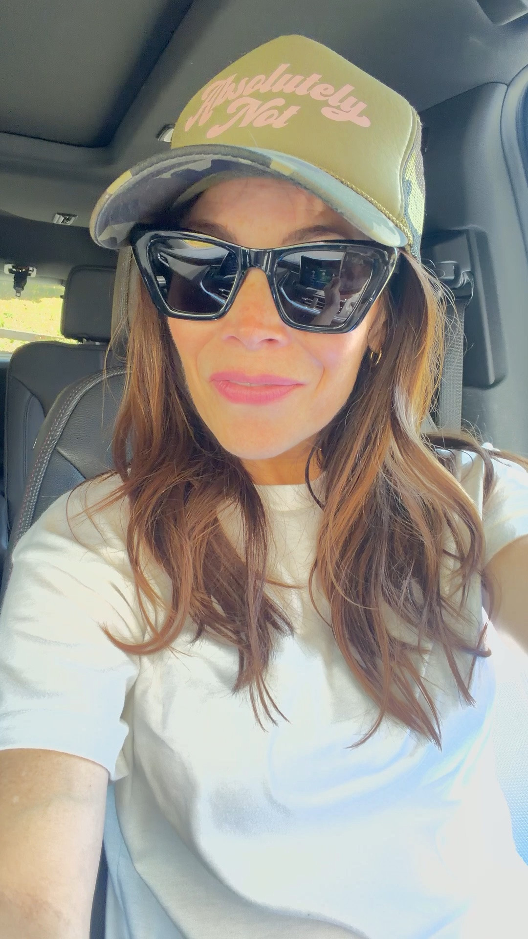 Sunglasses to wear under hats. I found the greatest pair for this summer. I have an oval shaped face and the sunglasses are cat eye.

#LTKmomlife #LTKOver40 #LTKSeasonal