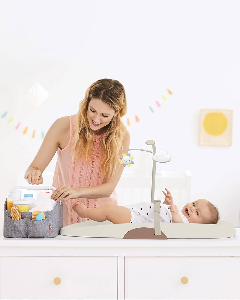 Skip Hop Nursery Style Wipe-Clean Changing Pad - Oat | Amazon (US)