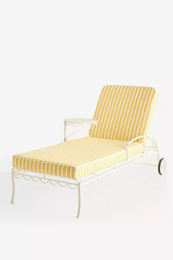 Business & Pleasure Co. The Al Fresco Sun Lounger Cushion Slipcover | Anthropologie (US)